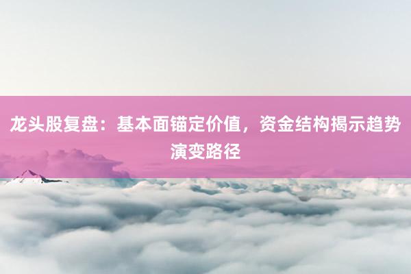 龙头股复盘：基本面锚定价值，资金结构揭示趋势演变路径